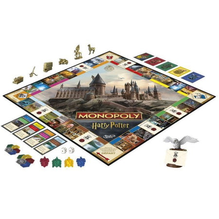 Edizione Monopoly Harry Potter, Gioco da tavolo, Avventure magiche a Hogwarts, da 8 anni, da 2 a 6 giocatori