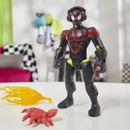 MixMashers Miles Morales, statuetta personalizzabile da abbinare e mescolare con gli accessori, Marvel, dai 4 anni in su