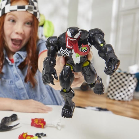 MixMashers Venom Deluxe, statuetta personalizzabile da 12 cm da abbinare e mescolare con accessori, Marvel, da 4 anni