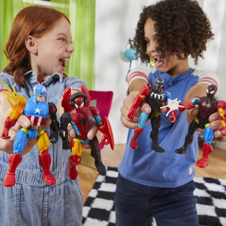 MixMashers Venom Deluxe, statuetta personalizzabile da 12 cm da abbinare e mescolare con accessori, Marvel, da 4 anni