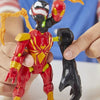 MixMashers Iron Spider Deluxe, statuetta personalizzabile da 12 cm da abbinare e mescolare con accessori, Marvel, da 4 anni