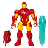 MixMashers Iron Man, statuetta personalizzabile da 12 cm da abbinare e mixare con accessori, Marvel, dai 4 anni