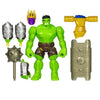 MixMashers Marvel Avengers, Action Figure Deluxe Hulk personalizzabile da abbinare e combinare con gli accessori