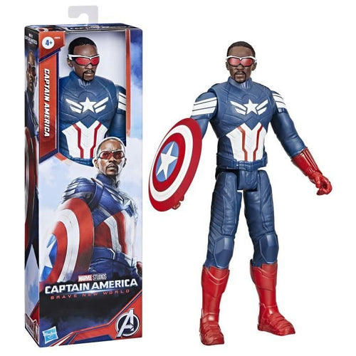 Marvel Studios Captain America Brave New World Titan Hero Series Captain America Figure
