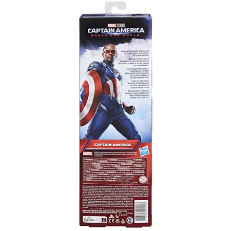 Marvel Studios Captain America Brave New World Titan Hero Series Captain America Figure