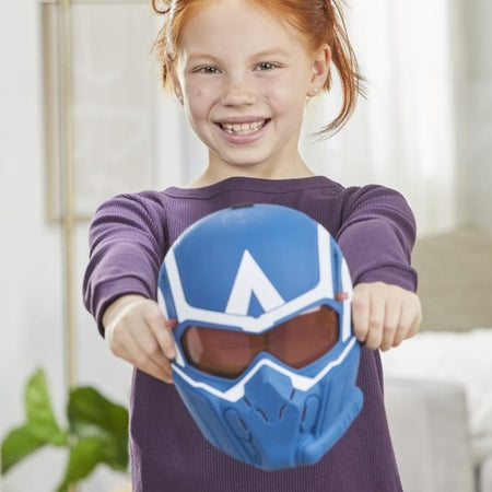 Maschera da volo di Captain America Brave New World, giocattolo da travestimento, Marvel Studios, dai 5 anni in su