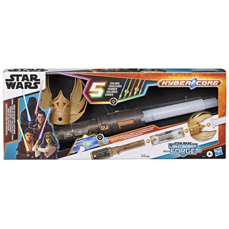 Master Lightsaber Colors of the Force, 5 colori, Spada laser elettronica con lama che cambia colore, dai 6 anni