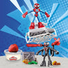Play-Doh Spider-Man, set Slash Attack con 2 personaggi flessibili, 7 accessori e pasta modellabile, dai 4 anni, Marvel