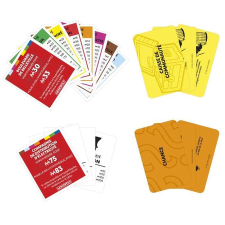 Monopoly classico, gioco da tavolo, con contenitore e pedine grandi, da 2 a 6 giocatori, versione FR, da 8 anni,