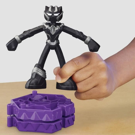 Play-Doh Black Panther, artigli affilati con figura flessibile e composto da modellare, età 4 anni, Marvel