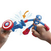Play-Doh Captain America, set Stamper Shield con personaggio flessibile, accessori e pasta da modellare, dai 4 anni, Marvel