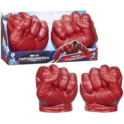 Marvel Avengers Capitan America: Brave New World Costume giocattolo di Hulk Rosso che schiaccia i pugni