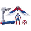 Captain America Flight Control Figure, Marvel Epic Hero Series Captain America: Brave New World, dai 4 anni in su