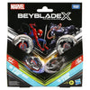 Beyblade X Marvel Collaborazione Spider-Man 3-60F vs. Venom 3-80N, confezione multipla