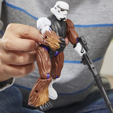 MixMashers Stormtrooper, statuetta personalizzabile da 12 cm da abbinare e mescolare con accessori, Star Wars, da 4 anni
