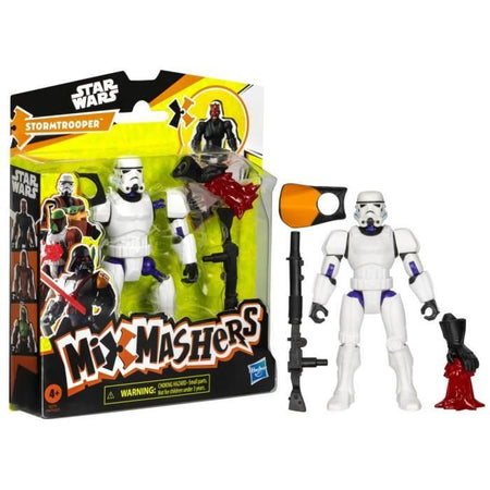 MixMashers Stormtrooper, statuetta personalizzabile da 12 cm da abbinare e mescolare con accessori, Star Wars, da 4 anni
