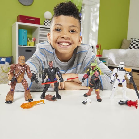 MixMashers Star Wars, figurina personalizzabile di Boba Fett da abbinare agli accessori