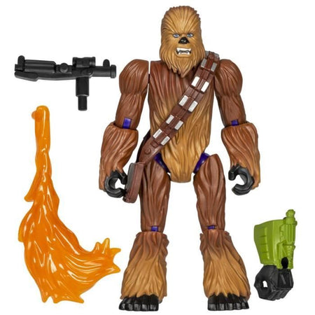 MixMashers Chewbacca, statuetta personalizzabile da 12 cm da abbinare e mescolare con accessori, Star Wars, da 4 anni