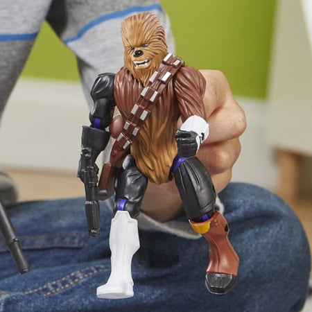 MixMashers Chewbacca, statuetta personalizzabile da 12 cm da abbinare e mescolare con accessori, Star Wars, da 4 anni