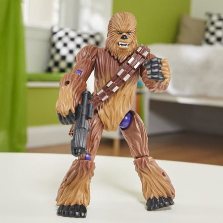 MixMashers Chewbacca, statuetta personalizzabile da 12 cm da abbinare e mescolare con accessori, Star Wars, da 4 anni