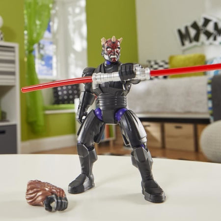 MixMashers Darth Maul, statuetta personalizzabile da 12 cm da abbinare e mescolare con accessori, Star Wars, da 4 anni