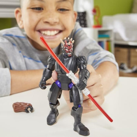 MixMashers Darth Maul, statuetta personalizzabile da 12 cm da abbinare e mescolare con accessori, Star Wars, da 4 anni