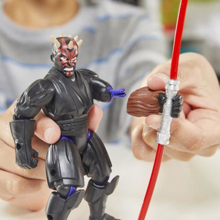 MixMashers Darth Maul, statuetta personalizzabile da 12 cm da abbinare e mescolare con accessori, Star Wars, da 4 anni