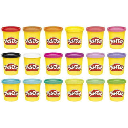 Play-Doh, confezione da 18 pezzi di pasta da modellare
