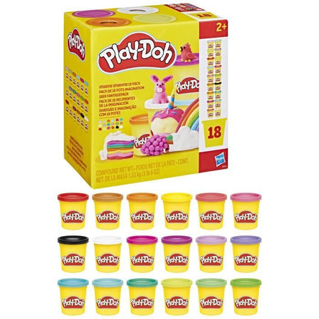 Play-Doh, confezione da 18 pezzi di pasta da modellare