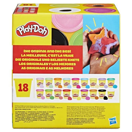 Play-Doh, confezione da 18 pezzi di pasta da modellare