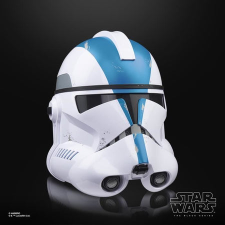 Casco elettronico premium da soldato clone della 501a Legione, articolo per cosplay, età 14 anni, Star Wars The Black Series