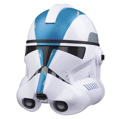 Casco elettronico premium da soldato clone della 501a Legione, articolo per cosplay, età 14 anni, Star Wars The Black Series
