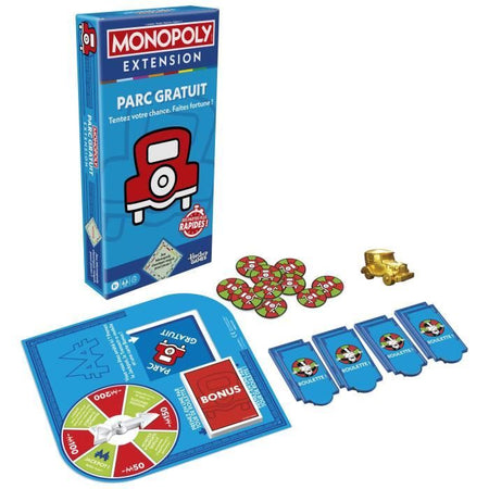 Estensione gratuita del Monopoly Park, rende il classico gioco del Monopoly più divertente e veloce, 2-6 giocatori, 40 minuti, giochi da tavolo