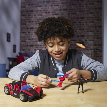 Miles Morales Remix Race Car Figure, Personaggio e Auto, Età 4+, Marvel Spider-Man VenomVersus Epic World of Action