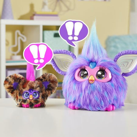Furby Furblets Chee-Chee, Mini peluche elettronico per bambine e bambini, oltre 45 suoni, dai 6 anni in su, Hasbro
