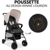HAUCK - Passeggino - SPORT - Pieghevole e reclinabile - Capottina parasole - 4 ruote - Minnie