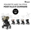 HAUCK - Passeggino fuoristrada - RAPID 4D - Chiusura con una mano - 4 ruote - Jungle