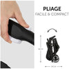 HAUCK - Passeggino compatto - TRAVEL N CARE - 4 ruote - Chiusura con 1 mano - Nero
