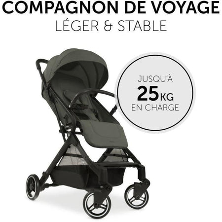 HAUCK - Passeggino compatto - TRAVEL N CARE - 4 ruote - Chiusura con 1 mano - Oliva