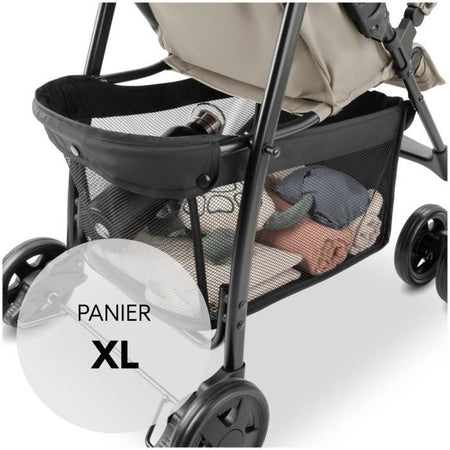 HAUCK - Passeggino - SPORT - Pieghevole e reclinabile - Capottina parasole - 4 ruote - Blu