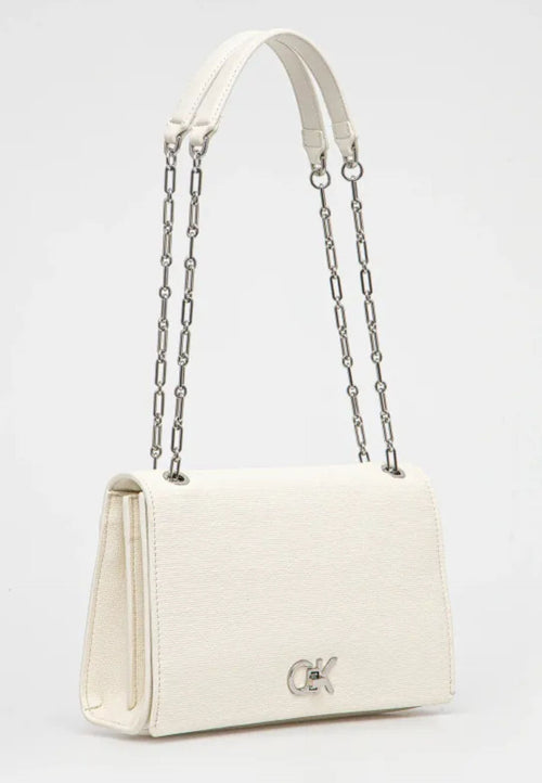 calvin klein BORSA CK MEDIUM CONV CHAIN BAG_TEX da donna