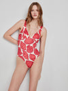 Costume Intero Gisela 2/30180U con Stampa Coralli