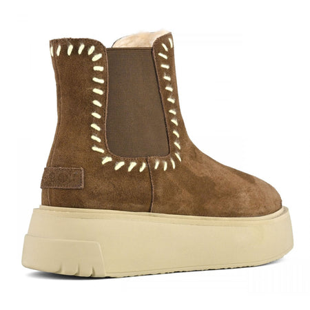 Colors of California Beatle boot wool stitching scarpe donna