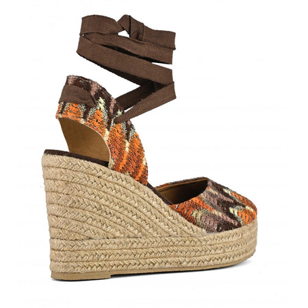 Colors of California Sandali zeppa plateau tessuto fantasia etnica
scarpe donna