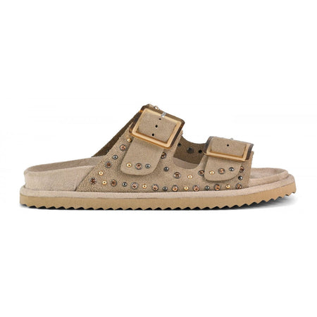 Colors of California Sandalo pelle scamosciata con strass scarpe donna

HC.BIOW05/MUD