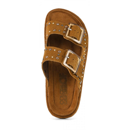 Colors of California Sandalo pelle scamosciata con strass scarpe donna

HC.BIOW05/TAN