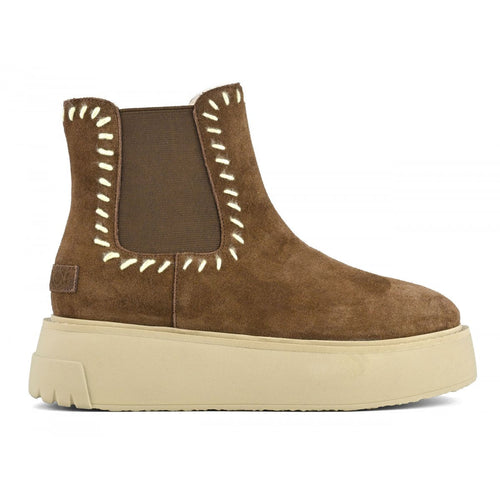 Colors of California Beatle boot wool stitching scarpe donna