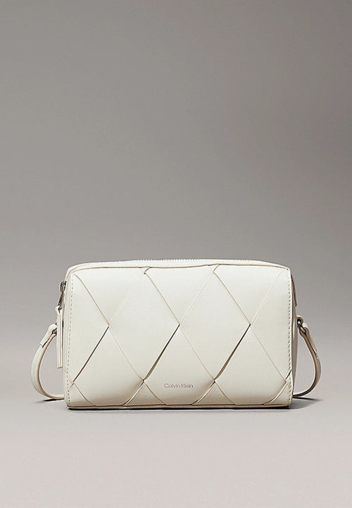 calvin klein BORSA CK WOVEN CAMERA BAG da donna