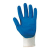 Guanti da lavoro 888 Blu spalmati in poliuretano con polsino elastico e filo continuo