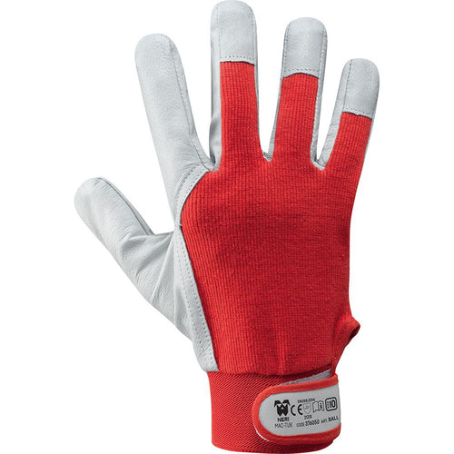 Guanti da lavoro Ballanti-usura in fiore di pelle suina con polsino elastico a strappo